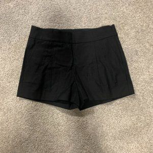 NWT: J. Crew Black Shorts Structured Pleated | Size: 00